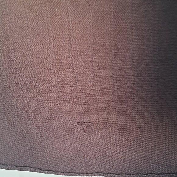 KENZO Homme Italy Luxurious Reversible Wool Backed Silk Scarf Chocolate 60"x13" - Picture 13 of 15